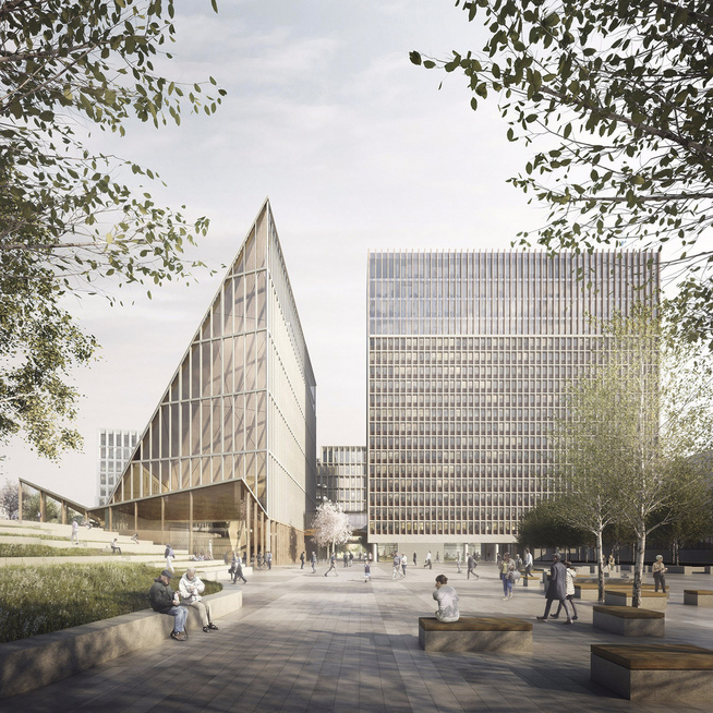 <p>SLIK BLIR DET: Team Urbis vant Statsbyggs designkonkurranse med konseptet «Adapt».</p>