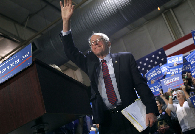<p>KANDIDAT: Bernie Sanders kjemper mot Hillary Clinton. Foreløpig ligger hun best an til å bli ders parties presidentkandidat til høstens valg.</p>