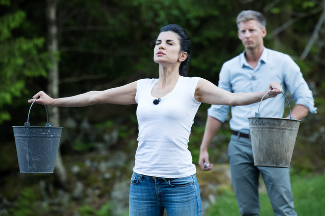 <p>GAVE EVERYTHING: Aylar Lie denied å give up.</p>