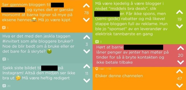 <p>FORUMER: På Jodel kan du finne forskjellige forumer som passer dine interesser. Foto: Skjermdump.</p>