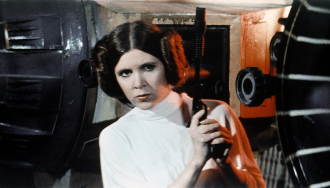 <p>LEGENDARISK: Carrie Fisher i rollen som Princess Leia i George Lucas' «Star Wars».</p>
