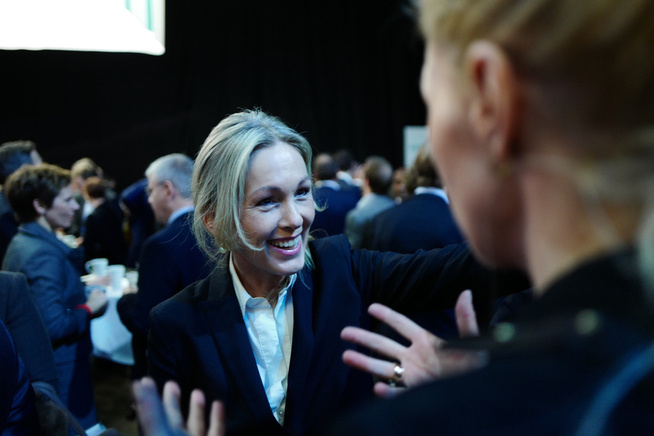 <p>KINA-NORGE AVTALER: Innovasjon Norge-leder Anita Krohn Traaseth sier at kontakten mellom de over 1000 kinesiske representantene og de over 300 norske gi grunnlag for mange avtaler fremover.</p>