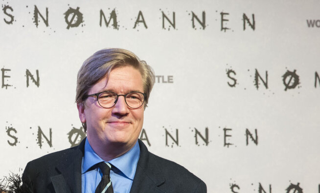 <p>«SNØMANNEN»-REGISSØR: Tomas Alfredson i Oslo tidligere i uken.</p>