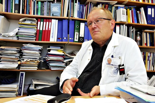 <p>UFORSTÅELIG: Professor Erik Wist ved Ullevål Sykehus skjønner ikke hvordan norske myndigheter kan avslå medisinen Kadcyla.</p>