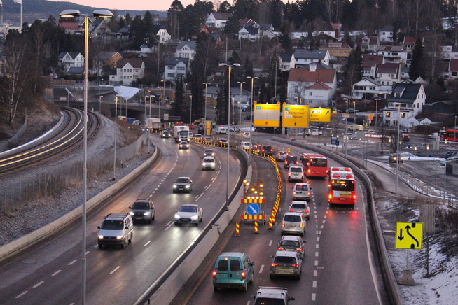<p>KØ: Slik har Brynstunnelen på E6 gjennom Oslo sett ut i et drøyt år.</p>