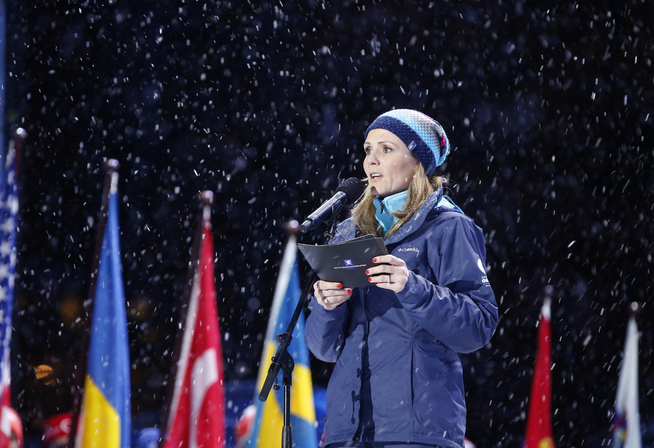 <p>SKISKYTTER-VM: Kulturminister Linda Hofstad Helleland var med å åpne skiskyting-VM i Holmenkollen for noen uker siden. FOTO: NTB SCANPIX</p>
