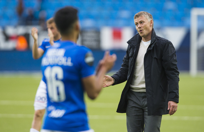 OPTIMIST: Ole Gunnar Solskjær ser lyst på fremtiden etter Moldes 3-0-seier hjemme mot Tromsø.