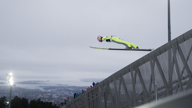 <p>VANT I KOLLEN: Stefan Kraft stakk av med seieren i Holmenkollen for en drøy måned siden. Han vant også Raw Air sammenlagt.</p>