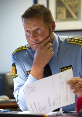 <p>SJEF: Politiinspektør Einar Aas ved Seksjonen for organisert kriminalitet i Oslo politidistrikt.</p>